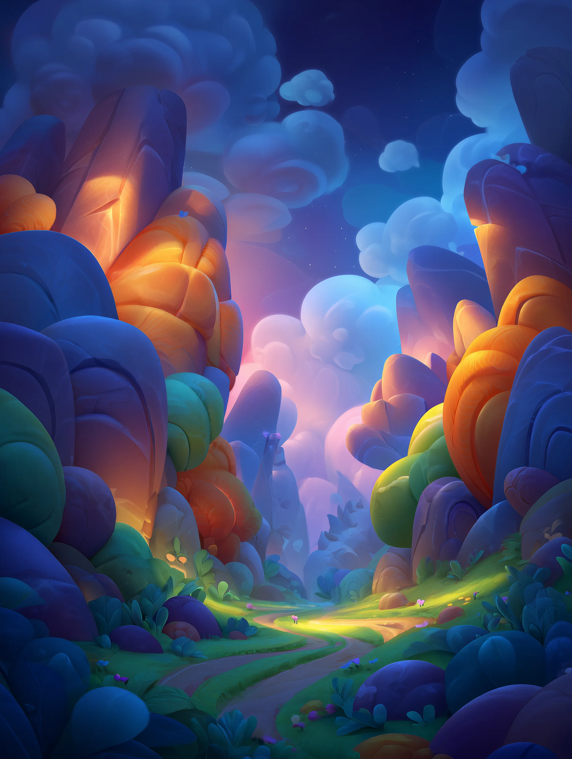 A smoking green Lucky Star cocktail in a coupe glass